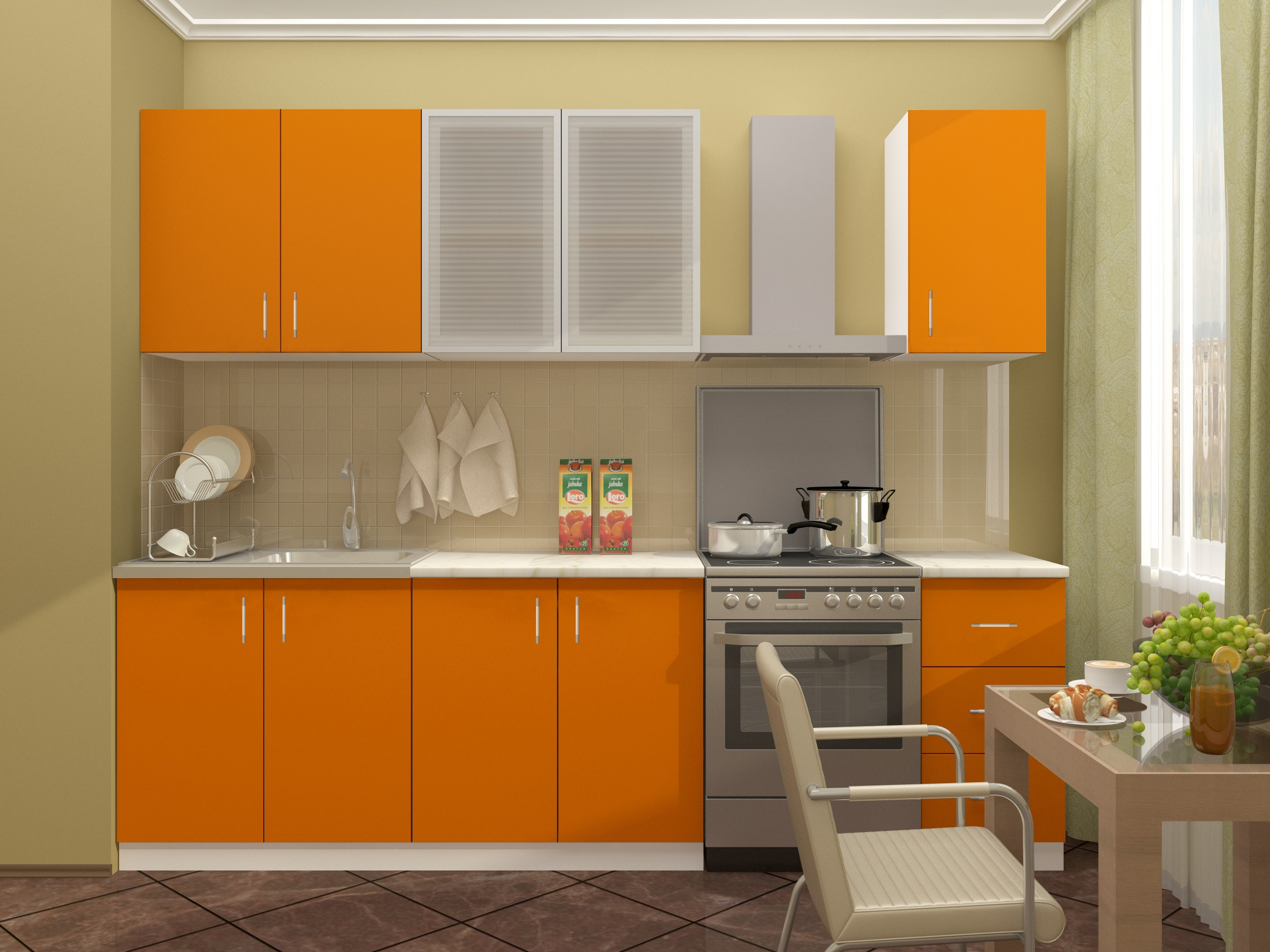 Кухонный Гарнитур Манго 2000 мм ЛДСП 