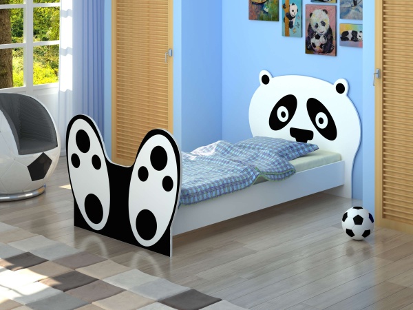 Детская Кровать Панда  с Матрасом в Подарок