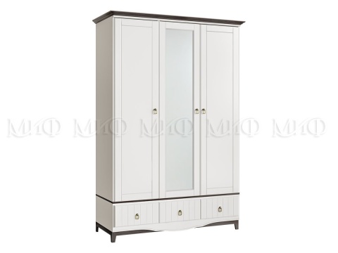 Шкаф 3-х Створчатый Виолетта МДФ (Ш-1450 мм x Г-560 мм х В-2135 мм)