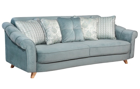 Диван Николас №7 Книжка/Разные Цвета Ш-2460 х Г-1100 х В-920 мм